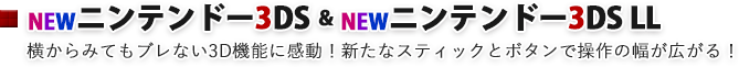 NEWニンテンドー3DS&NEWニンテンドー3DS LL