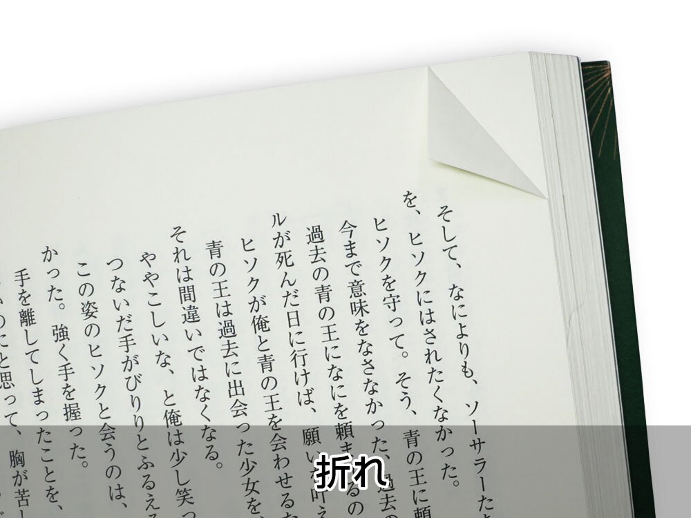 品質基準を満たす【折れ】