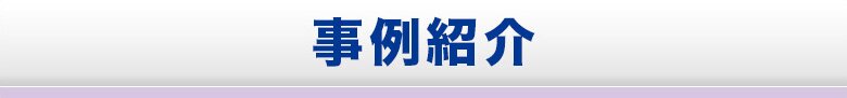 事例紹介