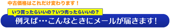 例えば、こんな時にメールが届きます